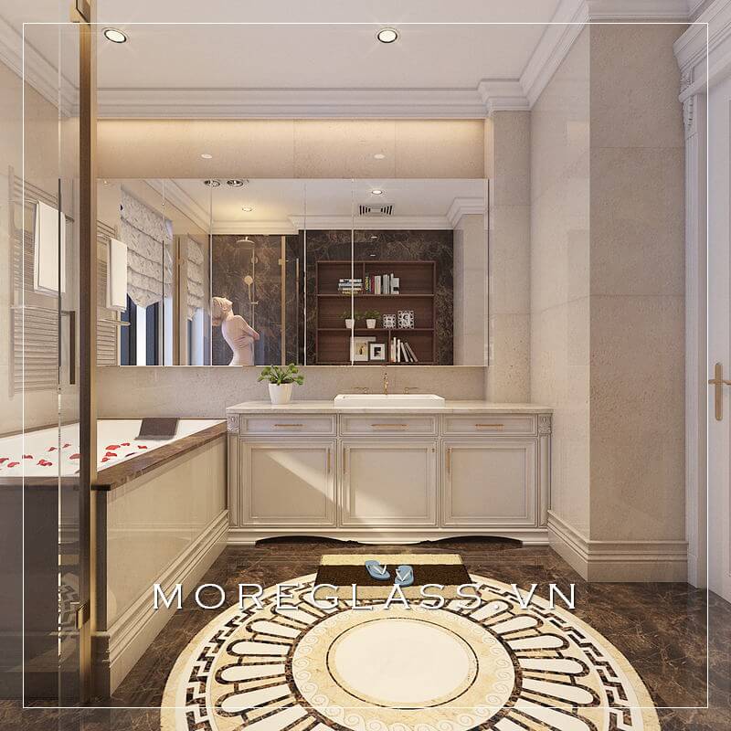 đá ốp tường phòng tắm